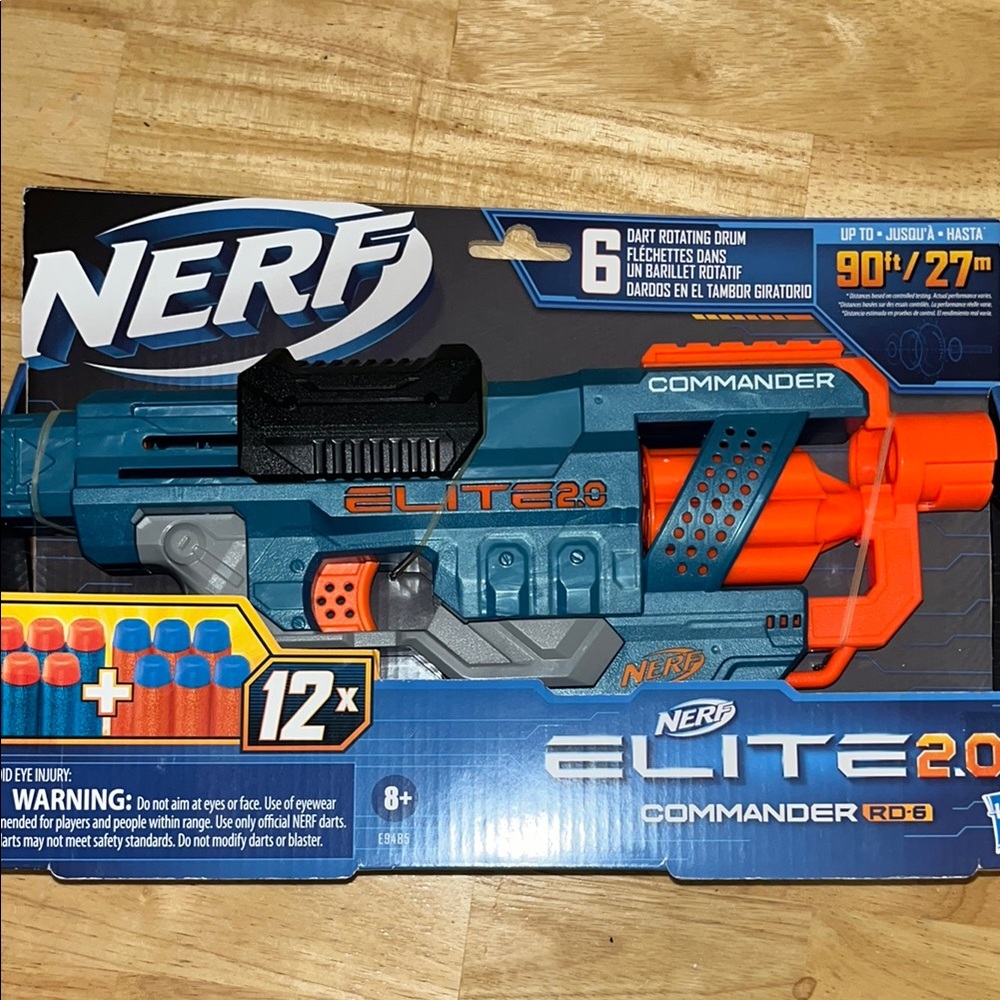 Nerf Blue and Orange Action Figure Playset